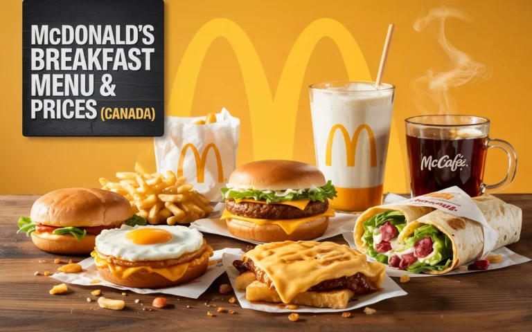McDonald's Breakfast Menu - prices Canada